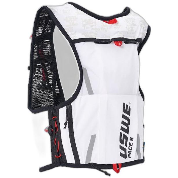USWE PACE 8L TRAIL RUNNING VEST Cool White Size L