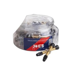 Joe's 20 Pairs Tubeless French/Presta valves 40 mm- in a jar