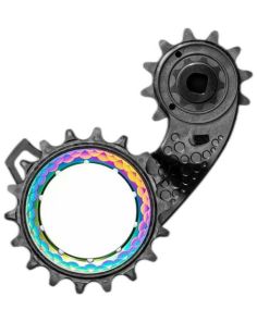 absoluteBlack HOLLOWCAGE CARBON CERAMIC  Shimano Dura Ace 9250 12spd ONLY / PVD RAINBOW