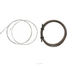 JAGWIRE 2x Sport Shift Kit / Carbon Silver