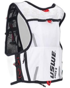 USWE PACE 8L TRAIL RUNNING VEST Cool White Size XL