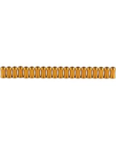 JAGWIRE Housing Extension Pack for Elite Link Kits, 20x10mm Pieces / Gold