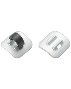 JAGWIRE Alloy Stick-On Housing/Hose Guide / Silver / 50pc