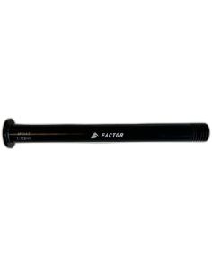 Factor O2D E-thru 12mm Axle Nut, AL7075-T6,Black