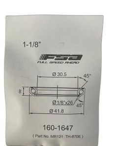 FSA 1-1/8" Headset Bearing |30.5*41.8*H8|45°x 45°|ACB MR121
