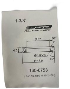 FSA 1-3/8" Headset Bearing |37*48.9*H6.5|36°x 45°|ACB MR031 (IS-2-138)