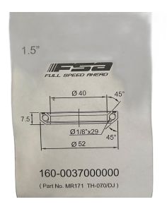 FSA 1.5" Headset Bearing |40*52*H7.5|45°x 45°|ACB MR171