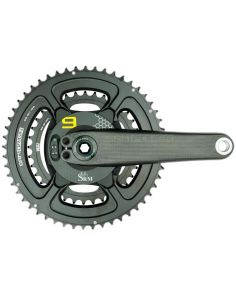 SRM Origin THM 165mm | DUB titanium | No Chainring| White| Spider Black