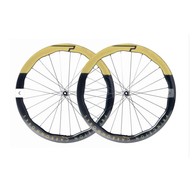 Princeton Carbon Works PEAK 4550 Disc EVO + Tactic TR01, Shimano, Gold