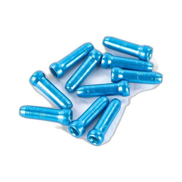 JAGWIRE Cable Tips, Fits 1.8mm Cables & Smaller / Blue