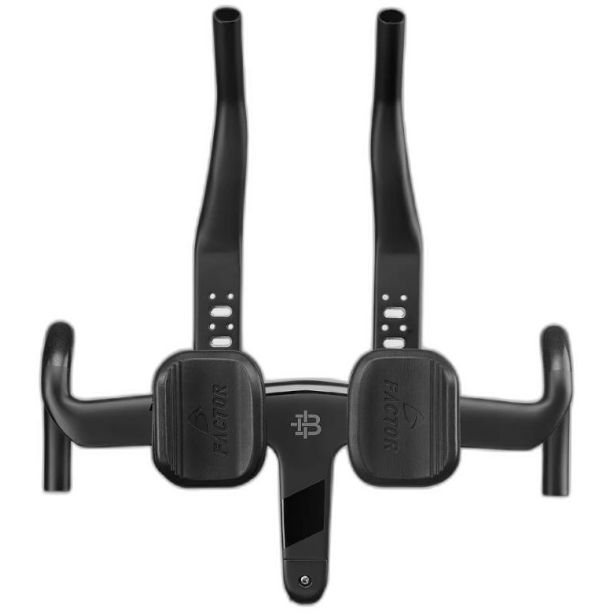 Factor  Black Inc Aero Barstem with Extensions 110x420mm-AB03