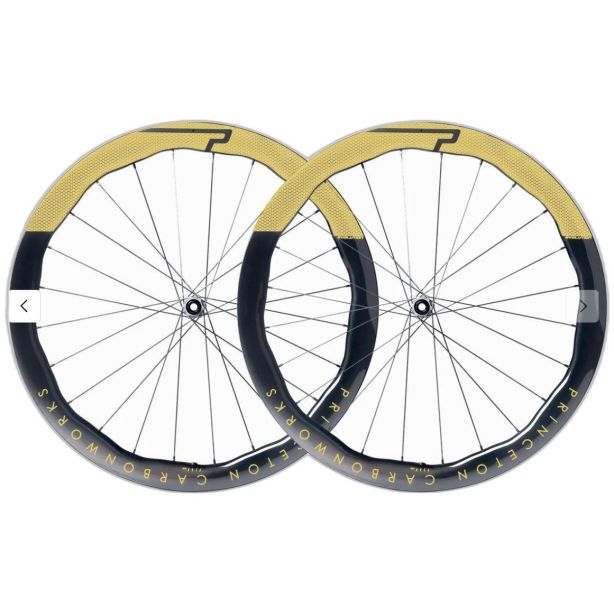 Princeton Carbon Works PEAK 4550 Disc EVO + Tactic TR01, Shimano, Gold