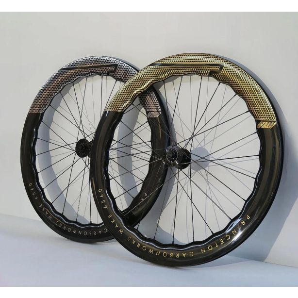 Princeton Carbon Works WAKE 6560 Disc + Tactic TR0112 x 100 mm /12 x142mm Shimano/White Gold