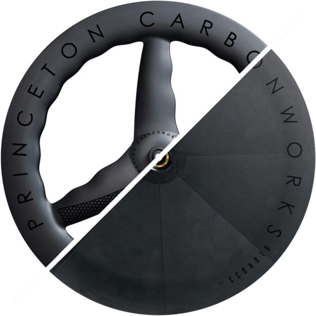 Princeton Carbon Works Works MACH 7580 TS / BLUR Disc, White Decal, TR01 Shimano, Black