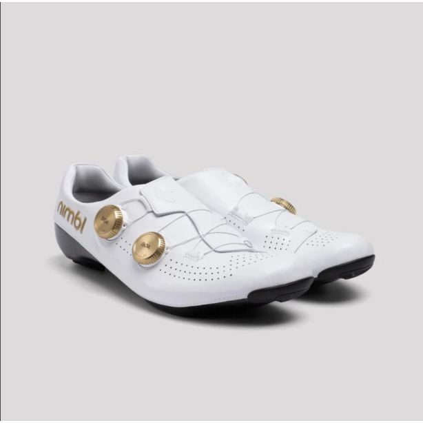 Nimble Exceed Ultimate Glide (White/Gold) Size 42