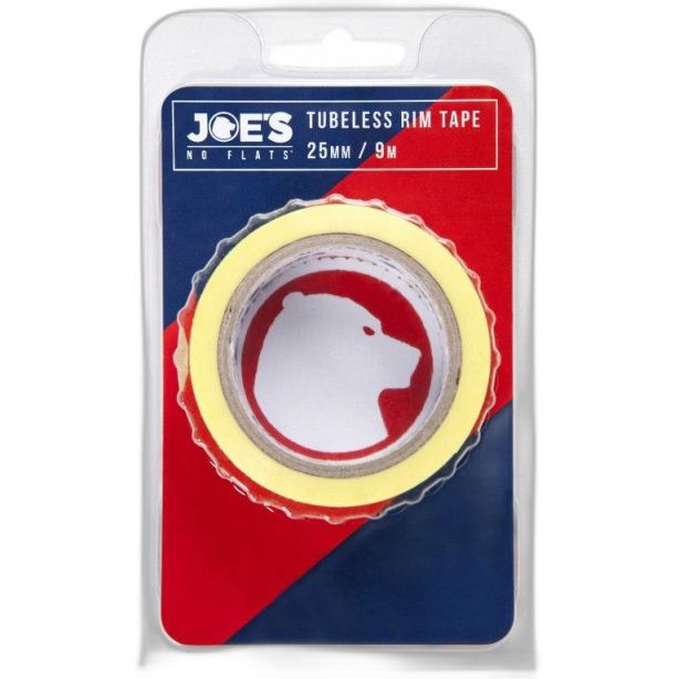 Joe's Tubeless Yellow Rim Tape 9 mX 25 mm