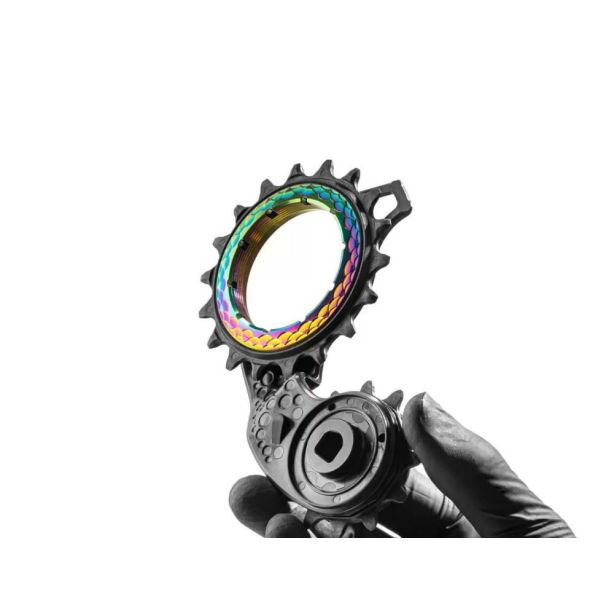 absoluteBlack HOLLOWCAGE CARBON CERAMIC  Shimano Dura Ace 9250 12spd ONLY / PVD RAINBOW