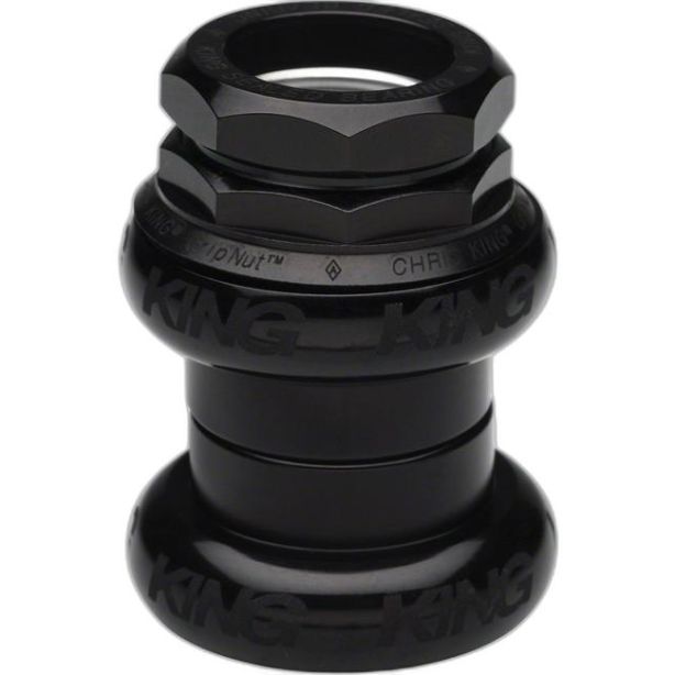 Chris King GripNut EC34|28.6 mm - EC34|30 mm | 1-1/8" |  Black, Bold