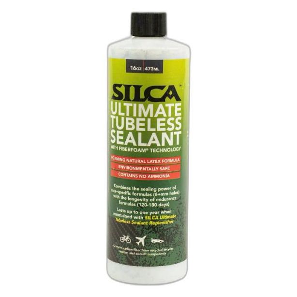 SILCA ULTIMATE TUBELESS SEALANT WITH FIBERFOAM, 16 OZ