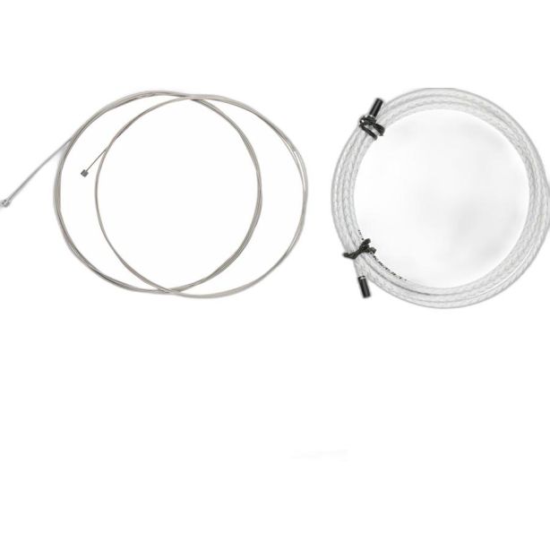 JAGWIRE 2x Sport Shift Kit / Braided White