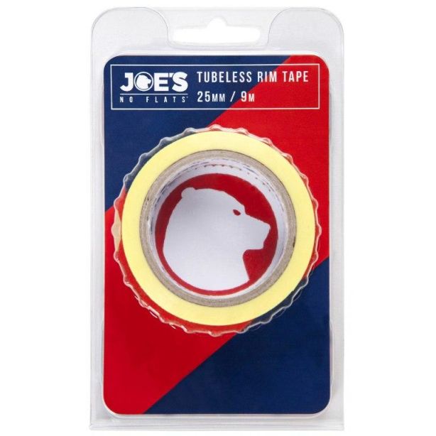 Joe's Tubeless Yellow Rim Tape 9 mX 25 mm