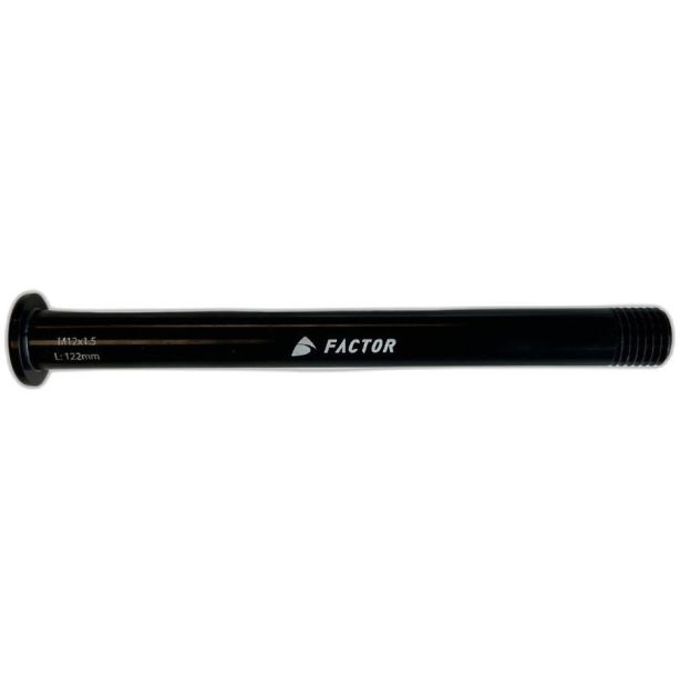 Factor O2D E-thru 12mm Axle Nut, AL7075-T6,Black
