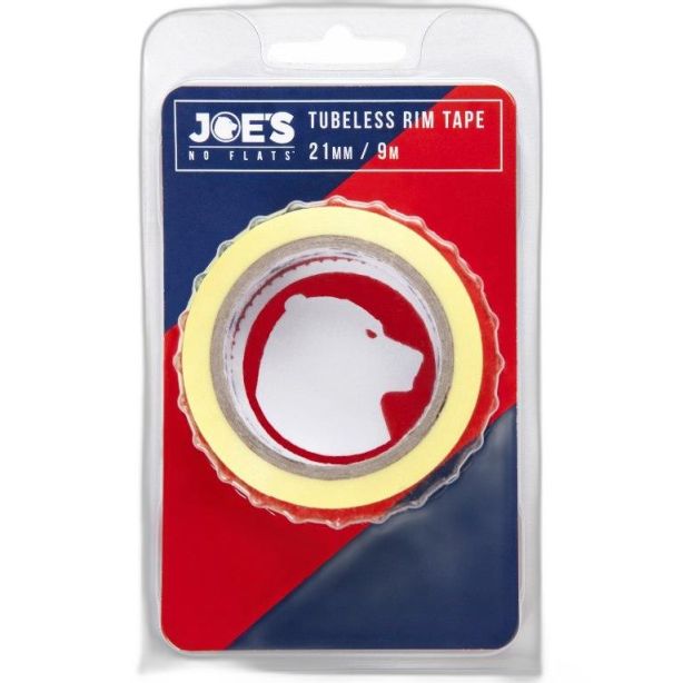 Joe's Tubeless Yellow Rim Tape 9 mX 21 mm