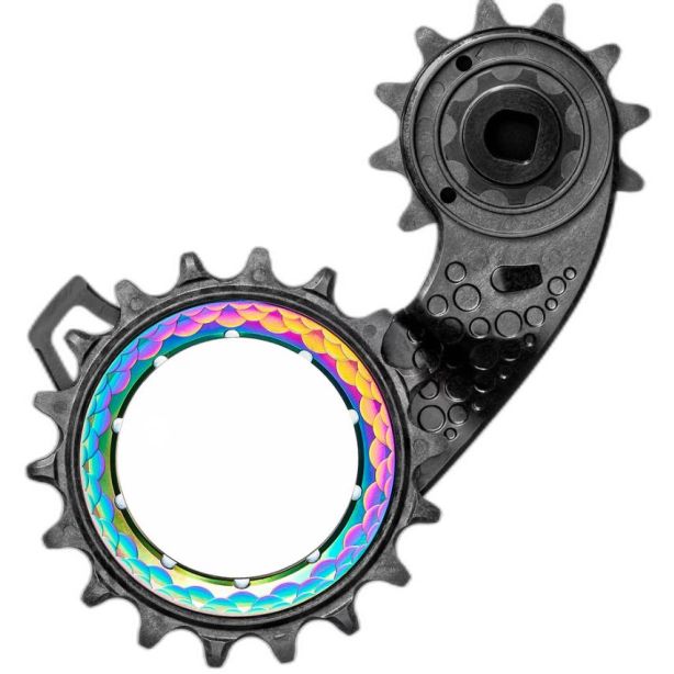 absoluteBlack HOLLOWCAGE CARBON CERAMIC SRAM ETAP AXS/PVD RAINBOW