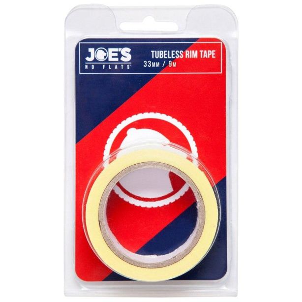 Joe's Tubeless Yellow Rim Tape 9 mX 33 mm