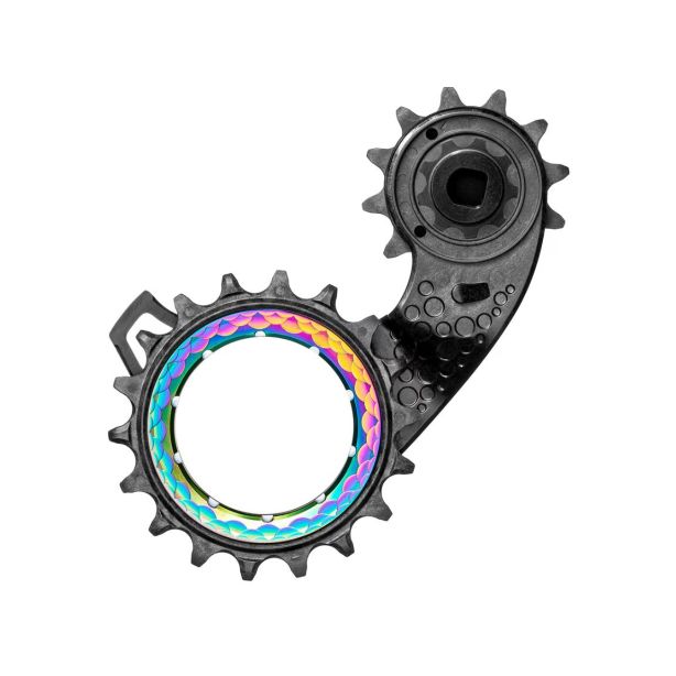 absoluteBlack HOLLOWCAGE CARBON CERAMIC SRAM ETAP AXS/PVD RAINBOW