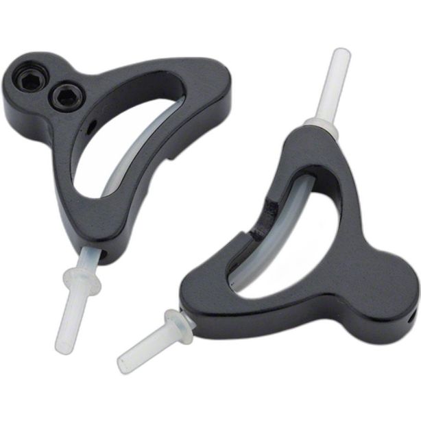 JAGWIRE Alloy Straddle Cable Carrier with Liner / Black / 2pc