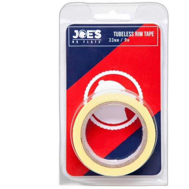 Joe's Tubeless Yellow Rim Tape 9 mX 33 mm