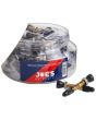 Joe's 25 Pairs Tubeless French/Presta valves 32 mm- in a jar