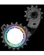 absoluteBlack HOLLOWCAGE CARBON CERAMIC  Shimano Dura Ace 9250 12spd ONLY / PVD RAINBOW